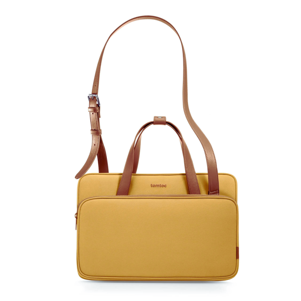 Túi Đeo Chéo Macbook 13”/14”, Ultrabook 13″ TOMTOC (USA) Premium Theher Shoulder Bag - H22C1