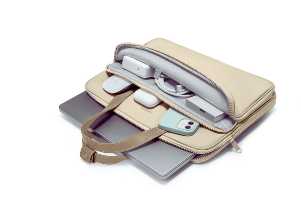 Túi Đeo Chéo Macbook 13”/14”, Ultrabook 13″ TOMTOC (USA) Premium Theher Shoulder Bag - H22C1
