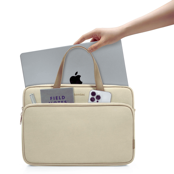 Túi Đeo Chéo Macbook 13”/14”, Ultrabook 13″ TOMTOC (USA) Premium Theher Shoulder Bag - H22C1