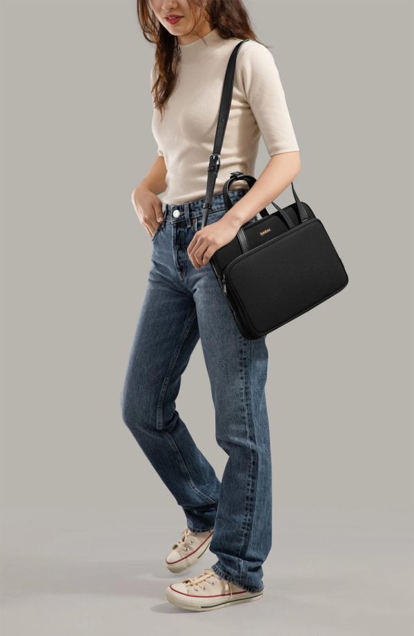 Túi Đeo Chéo Macbook 13”/14”, Ultrabook 13″ TOMTOC (USA) Premium Theher Shoulder Bag - H22C1