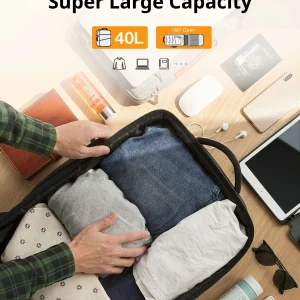 Balo Du Lịch inateck Large Carry-On Travel Backpack Cho Laptop 17-inch BP03001 40L