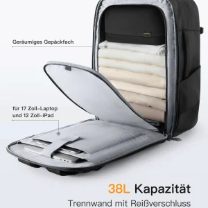 Balo Du Lịch inateck Travel Backpack with Shoe Compartment Cho Laptop 17-inch BP03008 38L