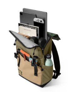 Balo Tomtoc  Slash Flip Rucksack 18L For Macbook / Ultrabook 16″ Green - T64/A64