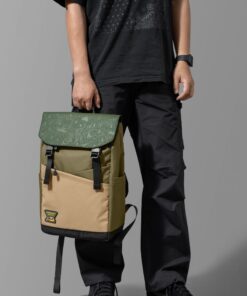 Balo Tomtoc  Slash Flip Rucksack 18L For Macbook / Ultrabook 16″ Green - T64/A64