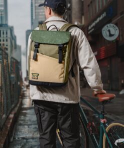 Balo Tomtoc  Slash Flip Rucksack 18L For Macbook / Ultrabook 16″ Green - T64/A64