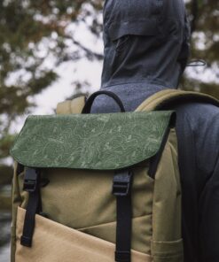Balo Tomtoc  Slash Flip Rucksack 18L For Macbook / Ultrabook 16″ Green - T64/A64