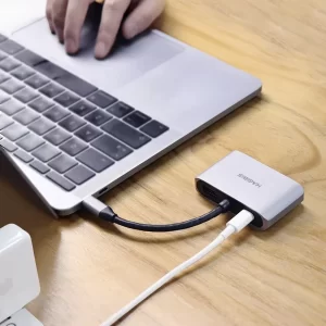 Cổng Chuyển Hub Hagibis 4in1 USB-C To HDMI 4K@30Hz/VGA/USB 3.0/PD( HGB-010 )