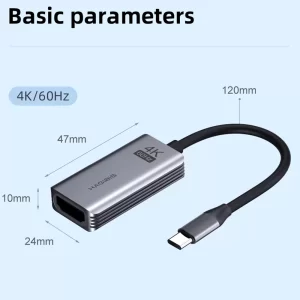 Cổng Chuyển Hub USB-C Hagibis HDMI 4K@60Hz Adapter -( HGB-012 )