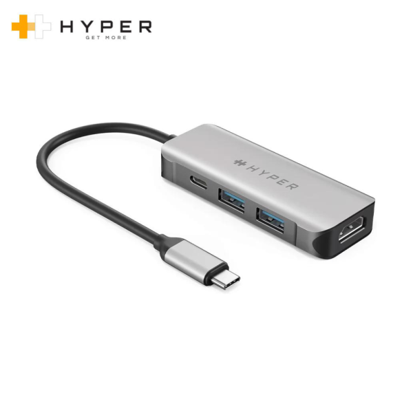 Cổng Chuyển HyperDriver 4-in1- HDMI 4K/60Hz USB-C Hub – HD41