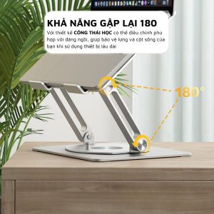 Giá Đỡ Macbook/Laptop Nhôm Nguyên Khối JRC Z2XT  Chính Hãng