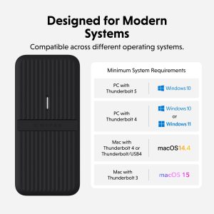 Box SSD HyperDrive Next USB-4 Ver2 80Gbps M.2 PCIe Enclosure