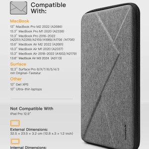 Túi Chống Sốc inateck Hard-Shell EVA Cho Laptop/MacBook Air/Pro 13 inch LB01007