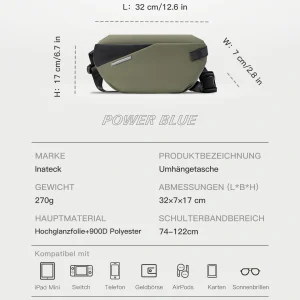 Túi Đeo Chéo inateck Lightweight Crossbody Bag FB01001