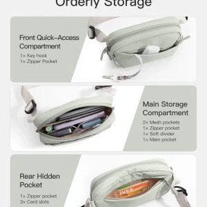 Túi Đeo Chéo inateck X-Mini RFID-Blocking Sling Bag FB01002