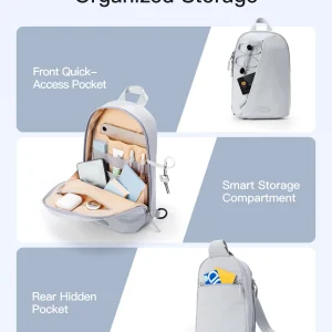 Túi Đeo Chéo inateck X-Row RFID-Blocking Water-Resistant Sling Bag FB01003