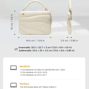 Túi Xách Chống Sốc inateck Wind Series Cho Laptop/MacBook Air/Pro 13/14-inch LBW21