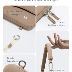 Túi Xách Chống Sốc inateck Wind Series Cho Laptop/MacBook Air/Pro 13/14-inch LBW21